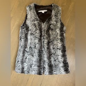 Faux fur vest. Size xs